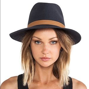 Janessa Leone Lucy Hat in Gunmetal Size Small